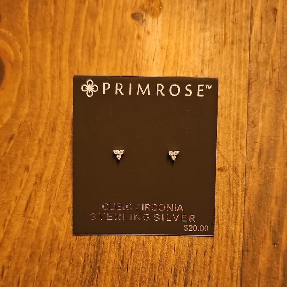 Primrose Silver Cubic Zirconia Earrings